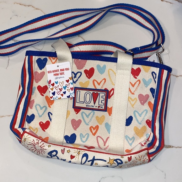 Brighton Handbags - BRIGHTON $150 “Red White And You” Tote
